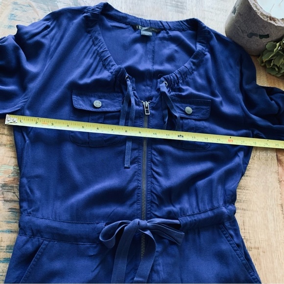 AX Armani Exchange Zip Front Adjustable Jumpsuit Size 0P - Picture 6 of 16